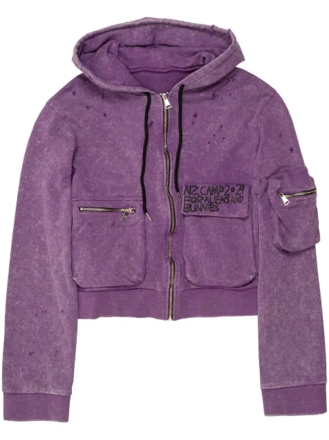 Natasha Zinko cropped cargo hoodie