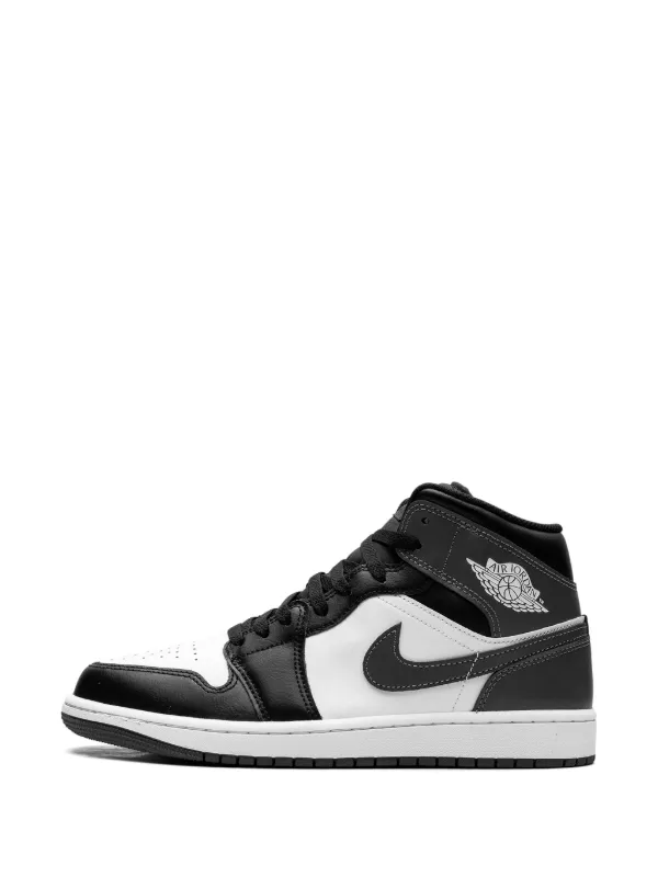 Jordan Jordan 1 Mid Sneakers | Black | FARFETCH