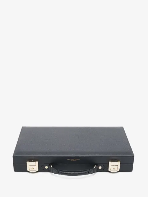 Aspinal Of London leather backgammon set
