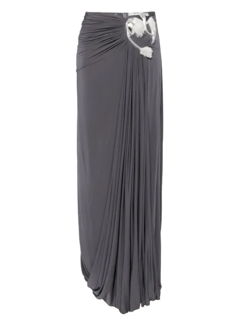 Christopher Esber falda larga Sculptured Loop Drape