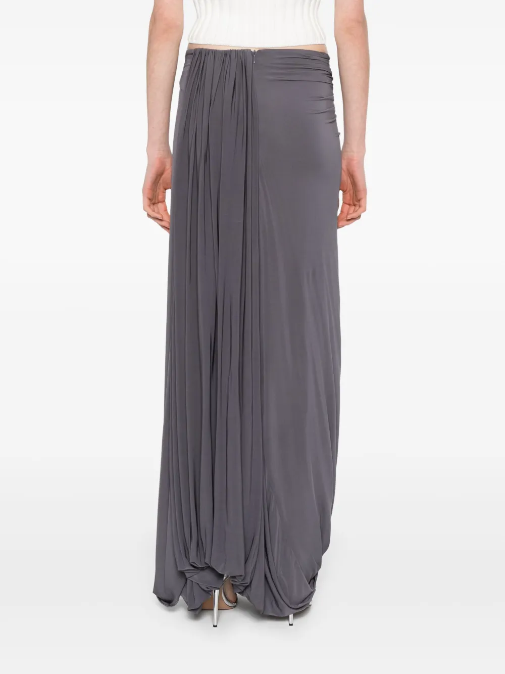 Christopher Esber Gedrapeerde maxi-rok Grijs
