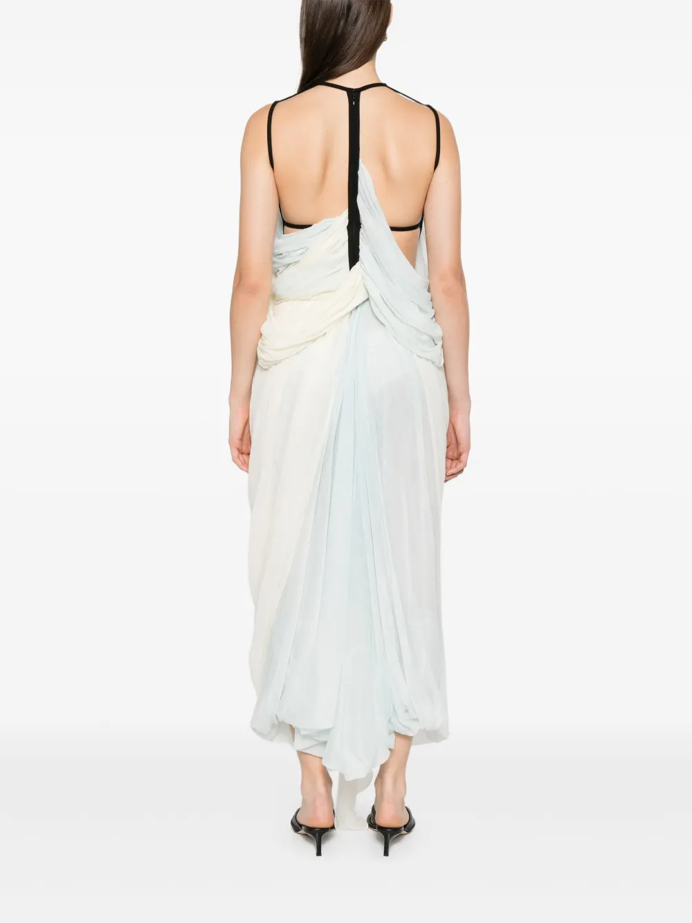 Shop Christopher Esber Cut-out Midi Dress