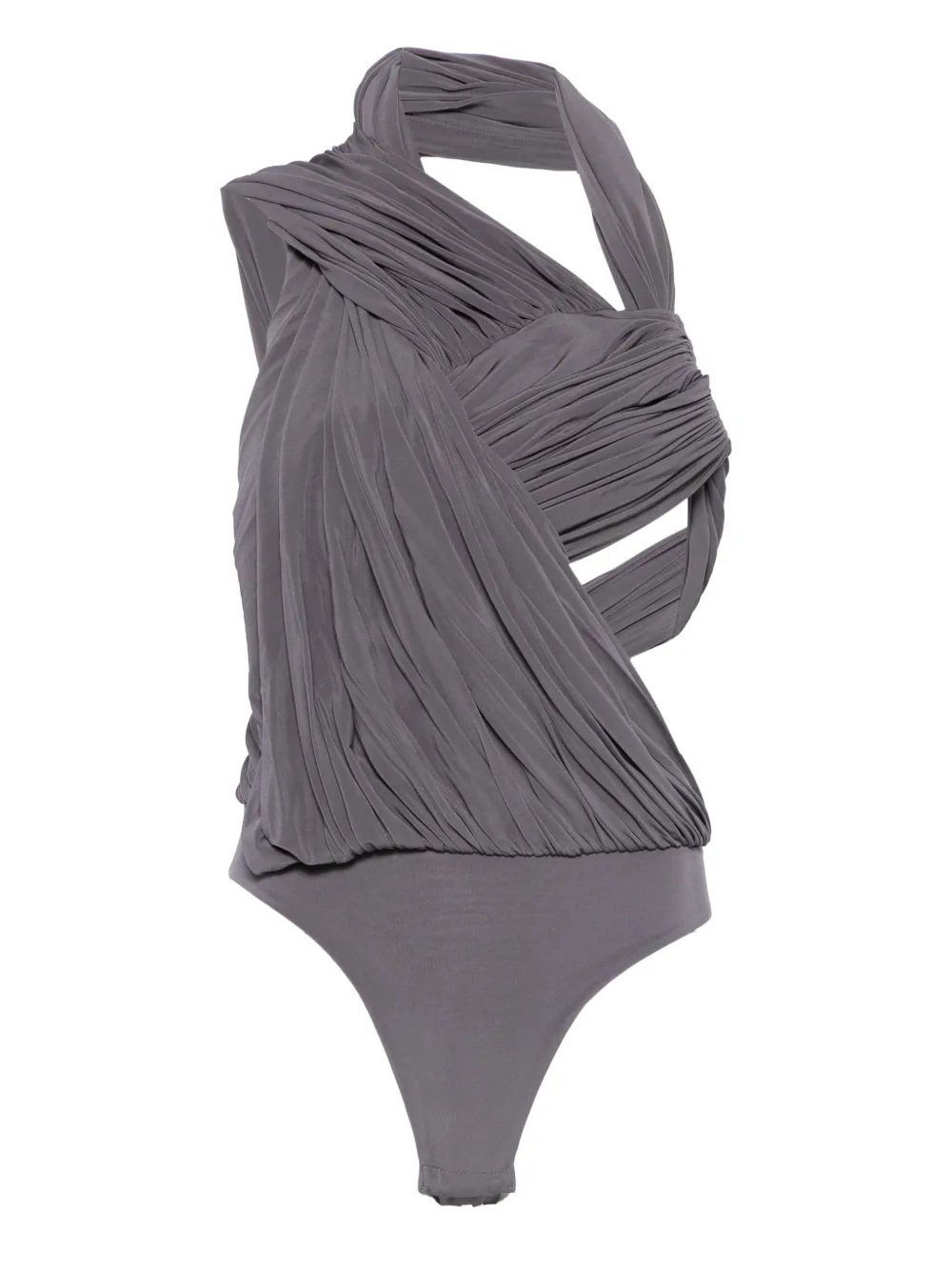 Christopher Esber Swept Drape bodysuit | gris | Image 1