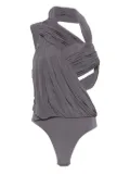 Christopher Esber Swept Drape bodysuit - Grey