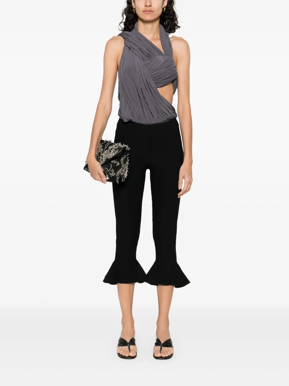 Christopher Esber Swept Drape bodysuit | Chalecos y camisetas | Image 2