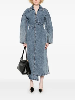 【関税&送料込】Alaia Spiral Trench Alaïa Trench Coats & Raincoats for Women - Shop on FARFETCH