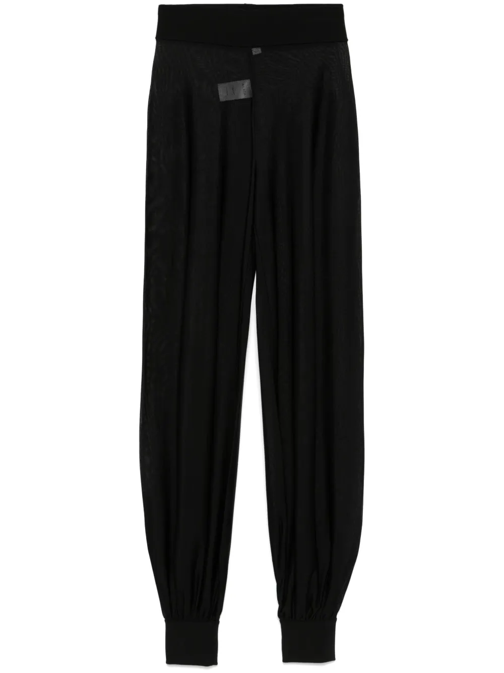 Alaïa pantalon de jogging en maille intarsia | noir | Image 1