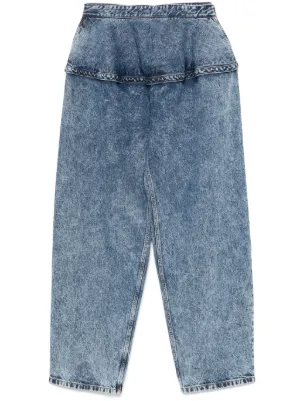 SALE【Alaia】ツイストストレートカットジーンズ Women's Alaïa High-Rise Jeans Sale | Up to 70% Off | THE OUTNET