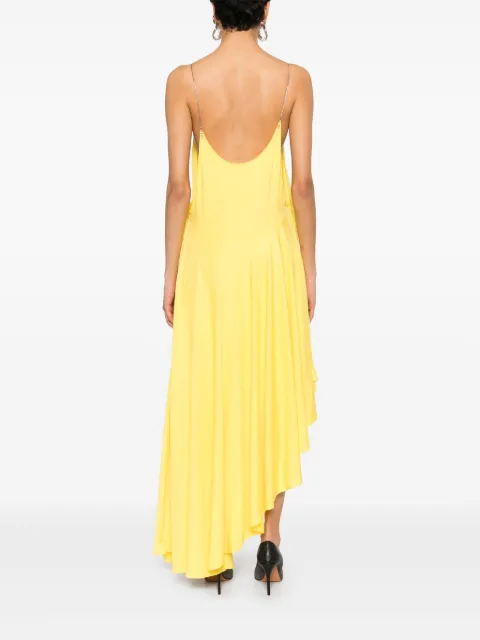 Alaïa asymmetric jersey maxi dress AA9R2588J077A - 3