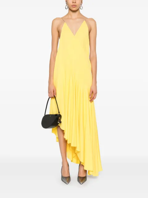 Alaïa asymmetric jersey maxi dress AA9R2588J077A - 1