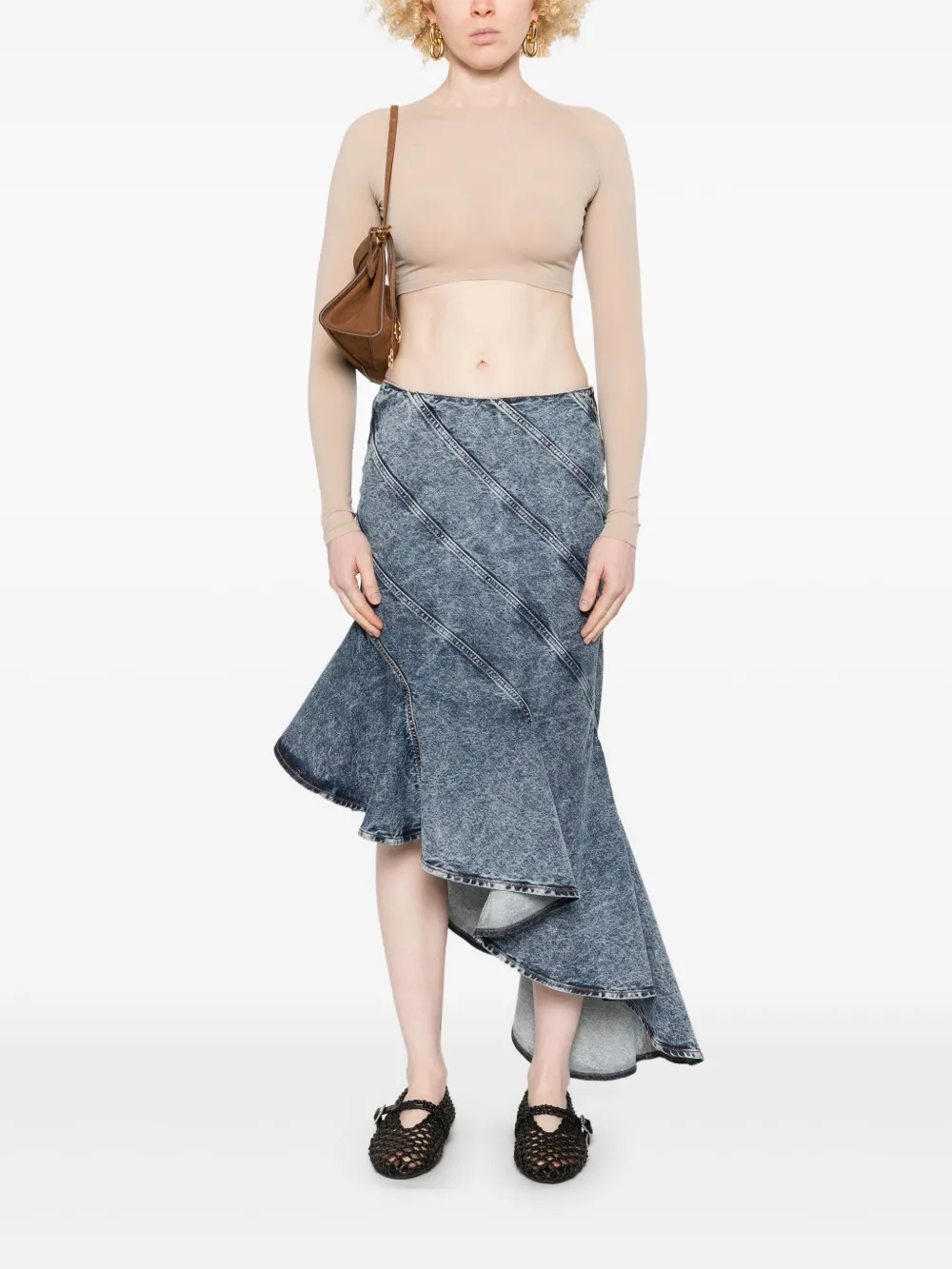 Alaïa Second Skin crop top | Vests & Tank Tops | Image 2