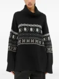 Skall Studio Leonora fair-isle turtleneck sweater - Black