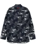 Gucci denim jacquard shirt - Blue