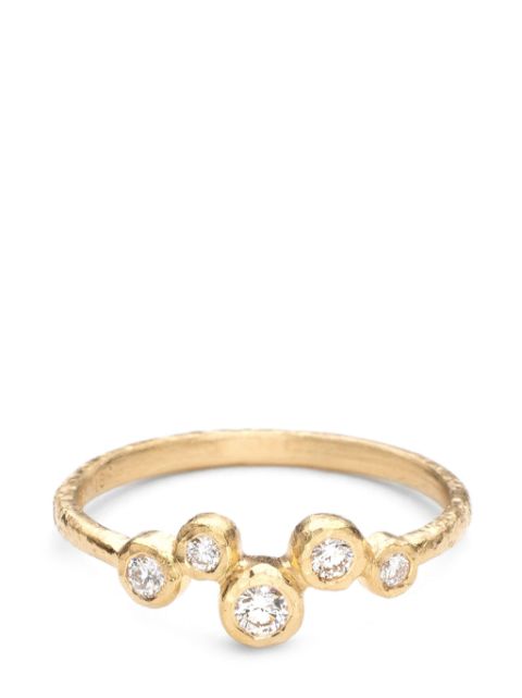 Yasuko Azuma  18kt yellow gold diamond ring