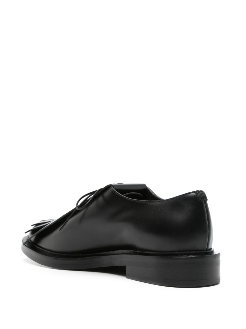 Max Mara Leren Oxford schoenen Zwart