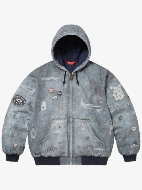 Supreme Trompe L'oeil bomber jacket