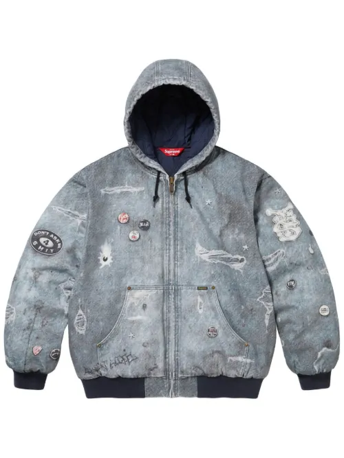 Veste bomber Trompe L'œil - Supreme - Modalova