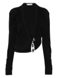 Christopher Esber lavalliere jersey top - Black