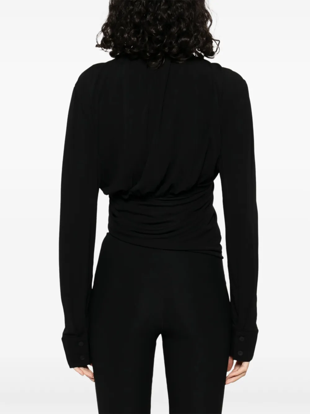 Christopher Esber Lavalliere jersey top Zwart