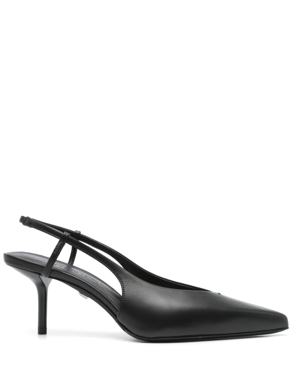 Max Mara 65mm slingback pumps Black