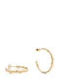 Yasuko Azuma 18kt yellow gold Thorn diamond hoop earrings