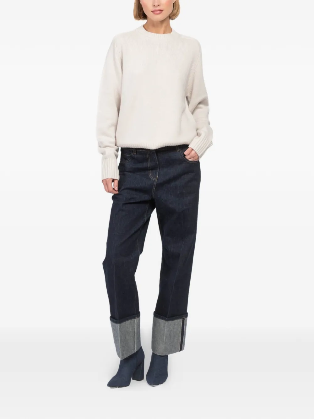  Extreme Cashmere Crew-neck Pullover - Neutrals 