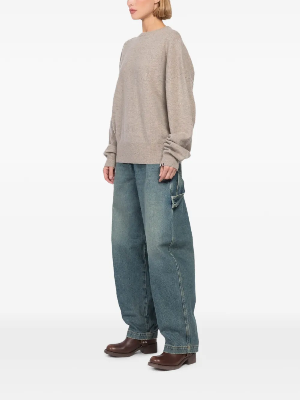  Extreme Cashmere Oversized Knitted Sweater - Neutrals 