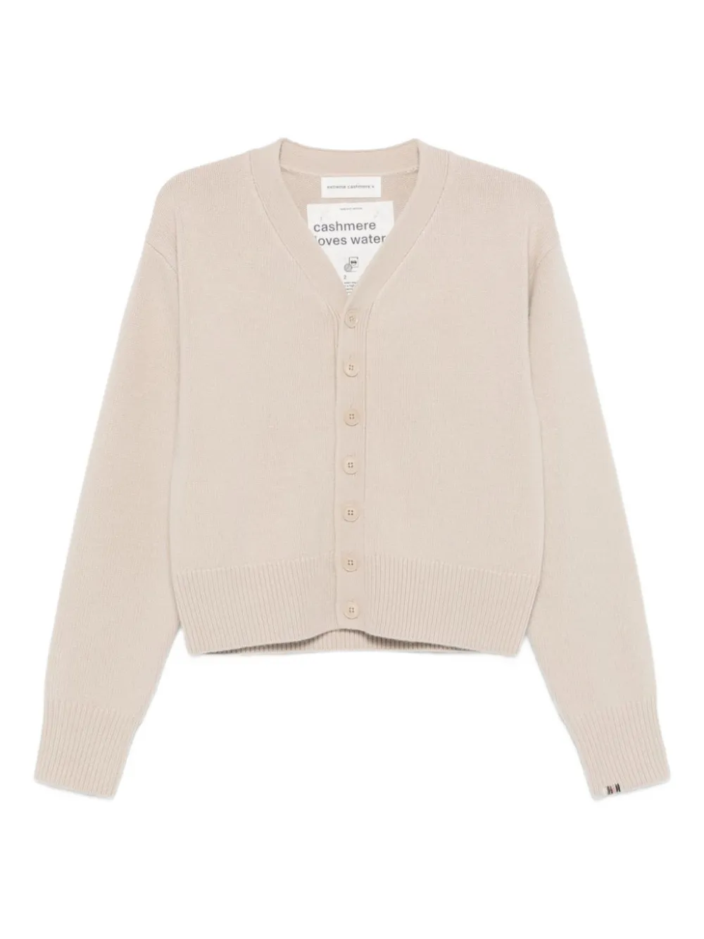 extreme cashmere buttoned cardigan - Toni neutri
