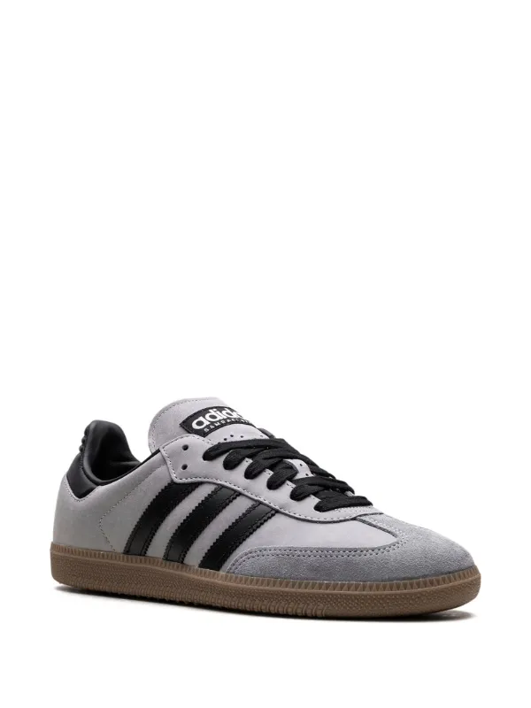 Adidas Samba OG "Halo Silver/Core Black/Brown Desert" Sneakers | Grey |  FARFETCH