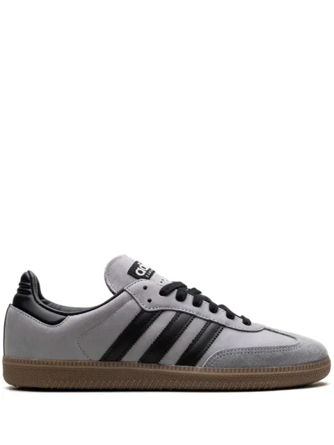 adidas Samba OG "Halo Silver/Core Black/Brown Desert" sneakers