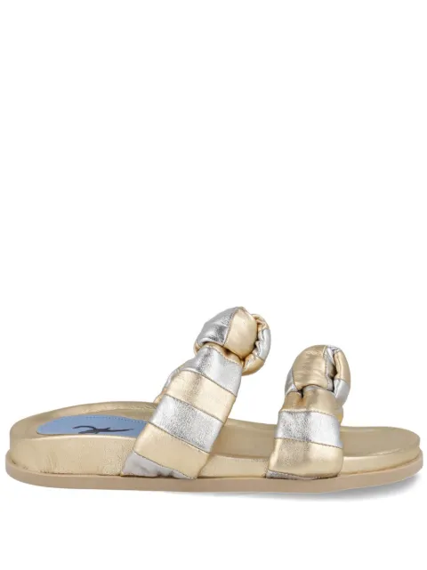 Blue Bird Shoes Patches slides