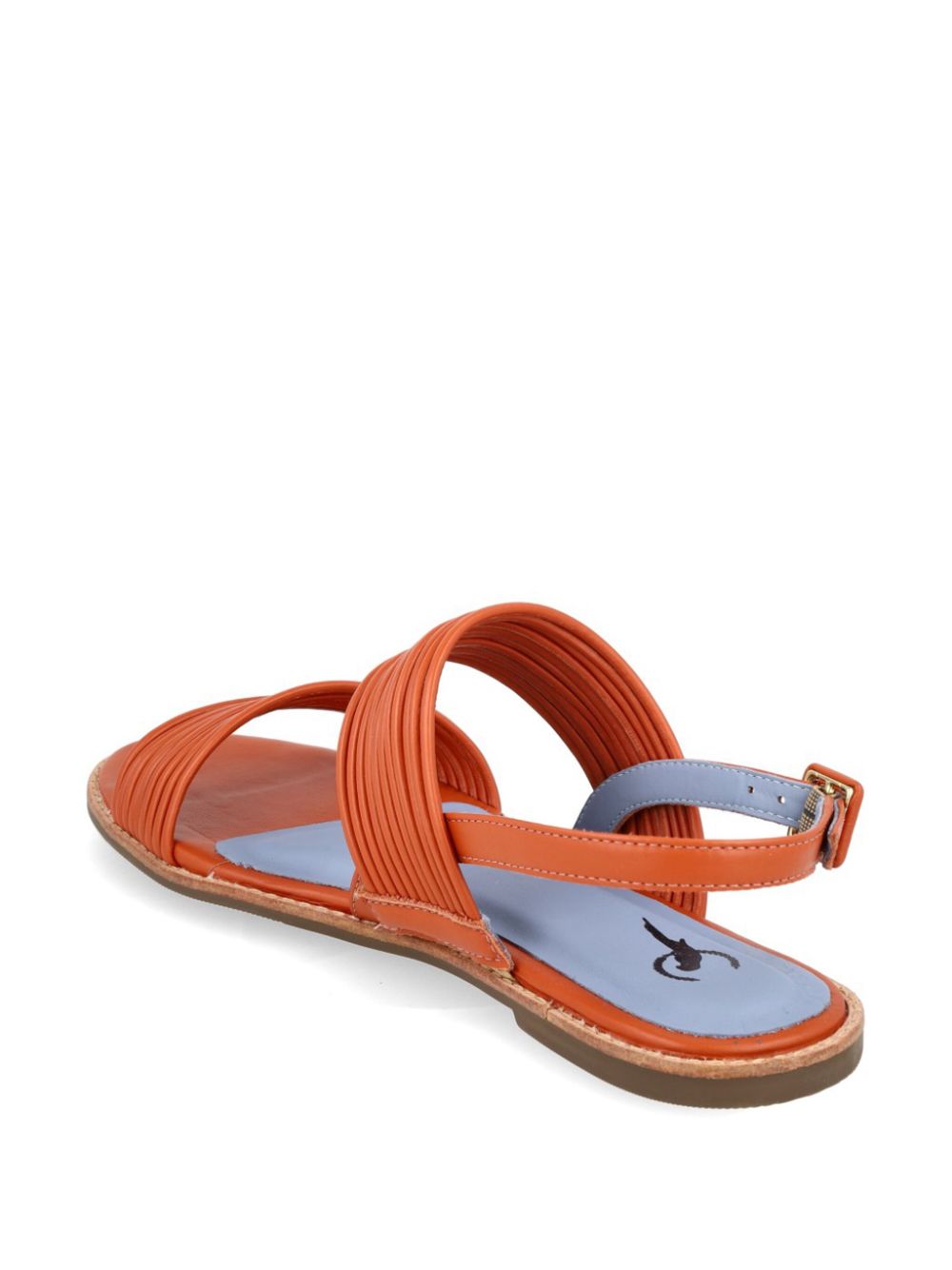 Blue Bird Shoes Yarn sandalen Oranje