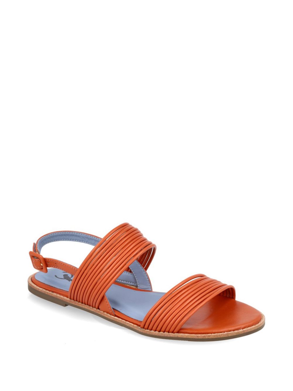 Blue Bird Shoes Yarn sandals - Oranje