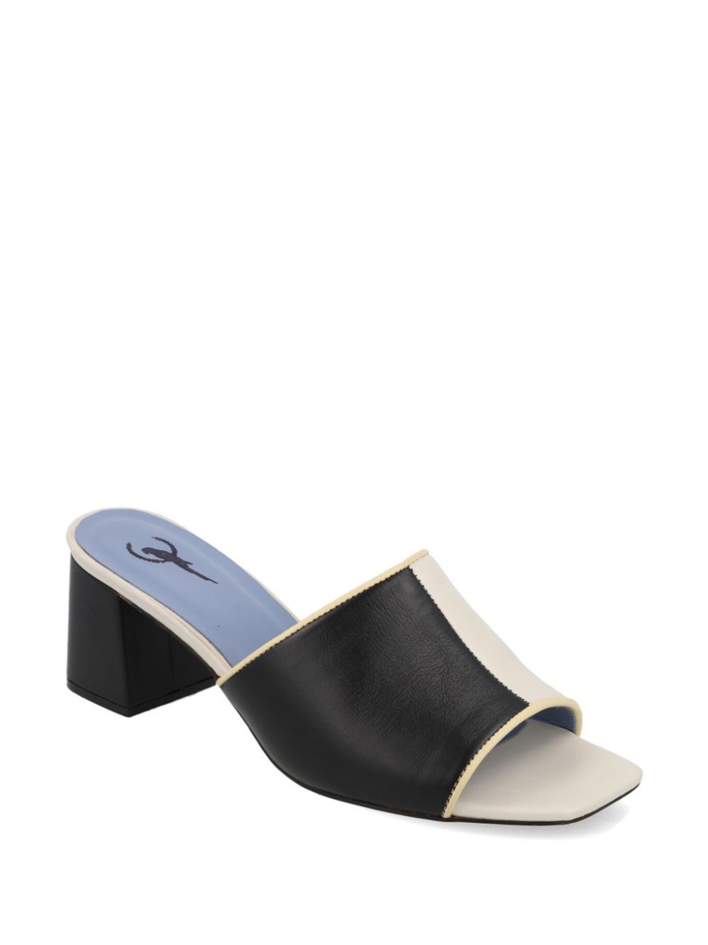 Blue Bird Shoes 70mm Fragments mules Black