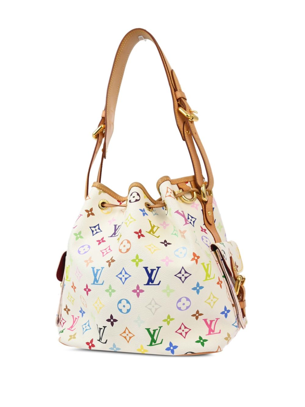 Louis Vuitton Pre-Owned 2013 x Takashi Murakami Petite Noe schoudertas - Wit