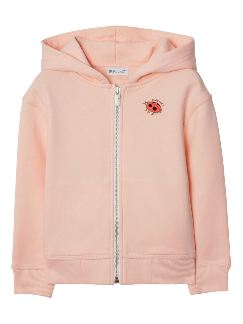 Burberry Kids Katoenen hoodie Roze