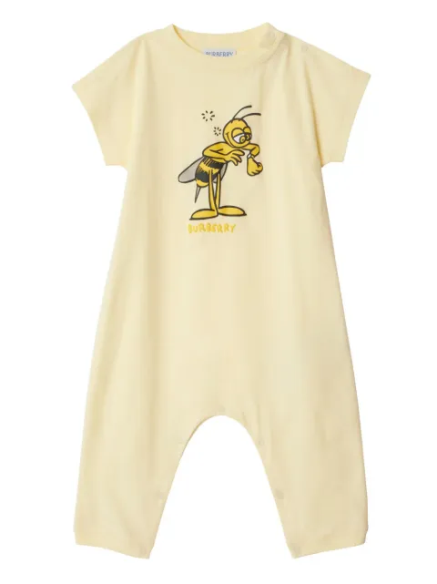 Burberry Kids Bee-print romper 
