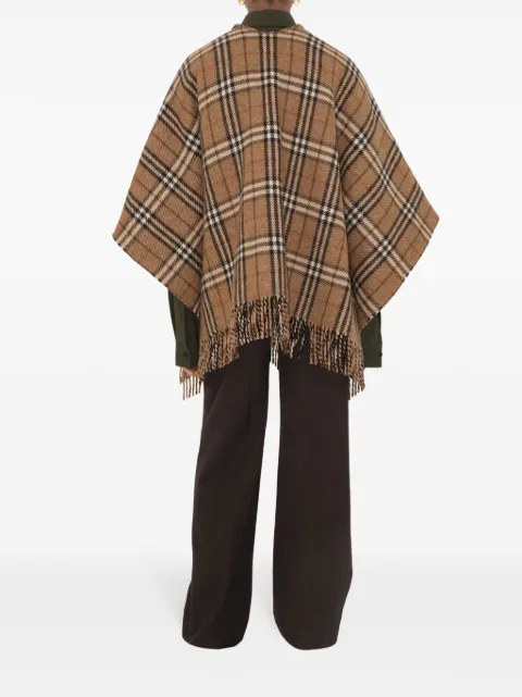Burberry checked reversible cape 8102999 - 3