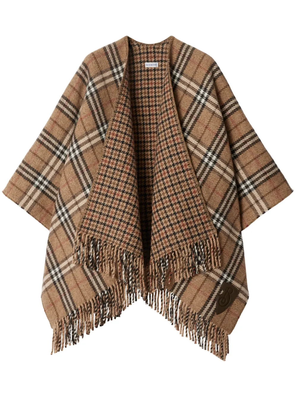 Burberry capa reversible con motivo de cuadros | marrón | Image 1