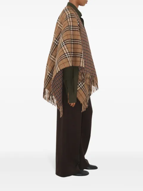 Burberry checked reversible cape 8102999 - 2