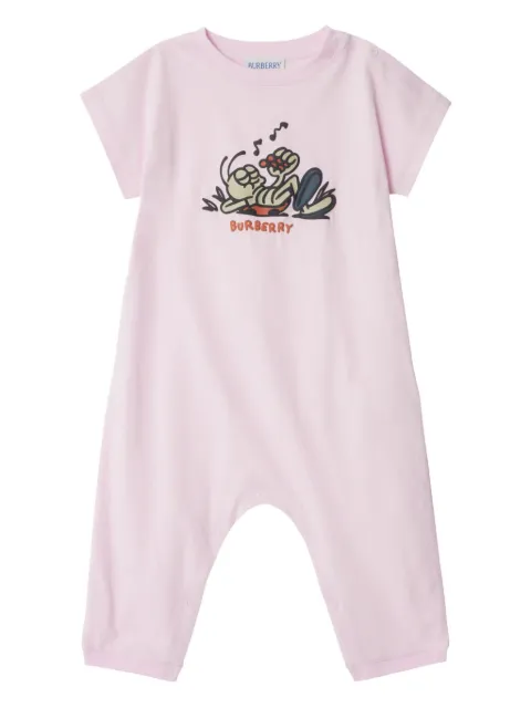 Burberry Kids Ladybug-print romper 