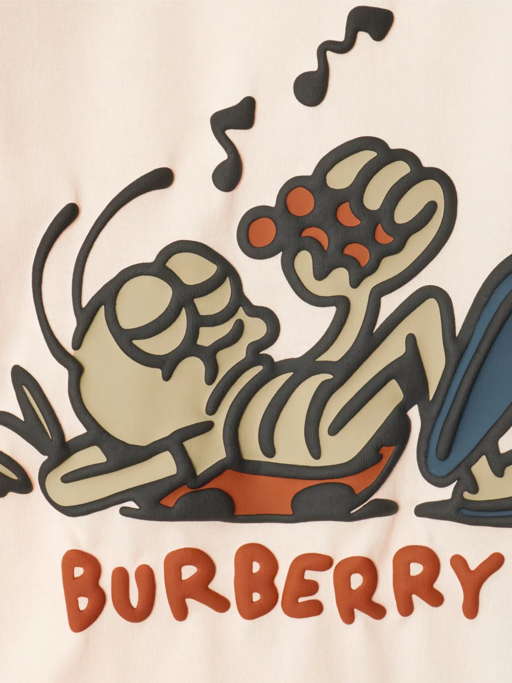 Burberry Kids T-shirt met lieveheersbeestje Beige