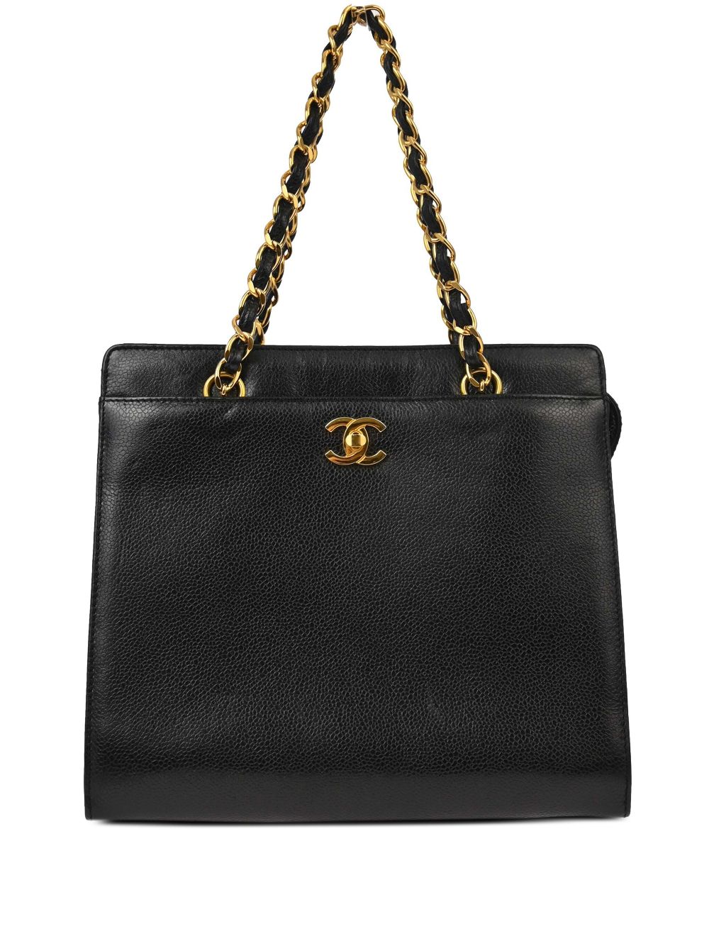 CHANEL 1998 CC chain tote bag Women