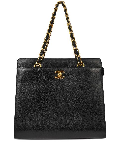 HOT SALE CHANEL 1998 CC chain tote bag Women