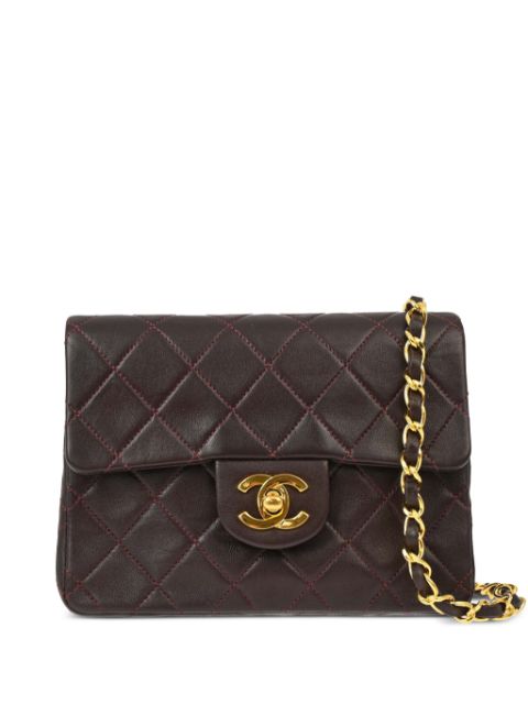 CHANEL 1990 mini Classic Square Flap shoulder bag Women