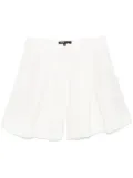 Maje pleated shorts - White
