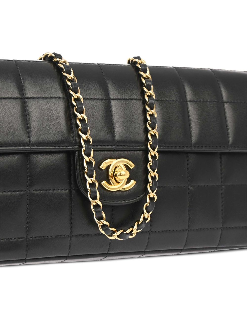 CHANEL 2003 Choco Bar East West shoulder bag Women