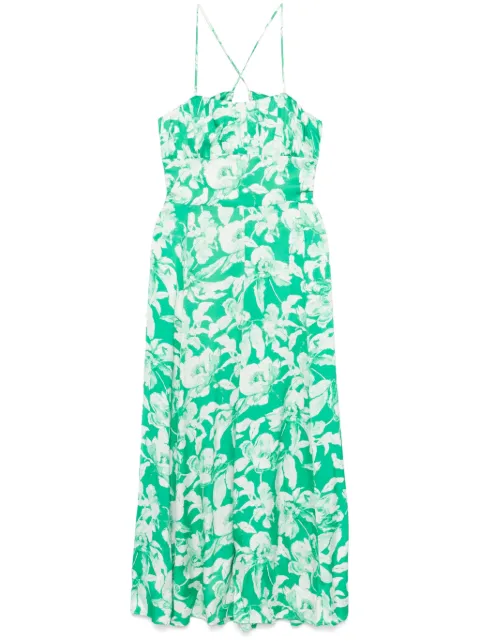 Maje vestido midi con estampado floral