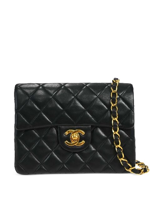 HOT SALE CHANEL 1990 mini square Classic Flap shoulder bag Women