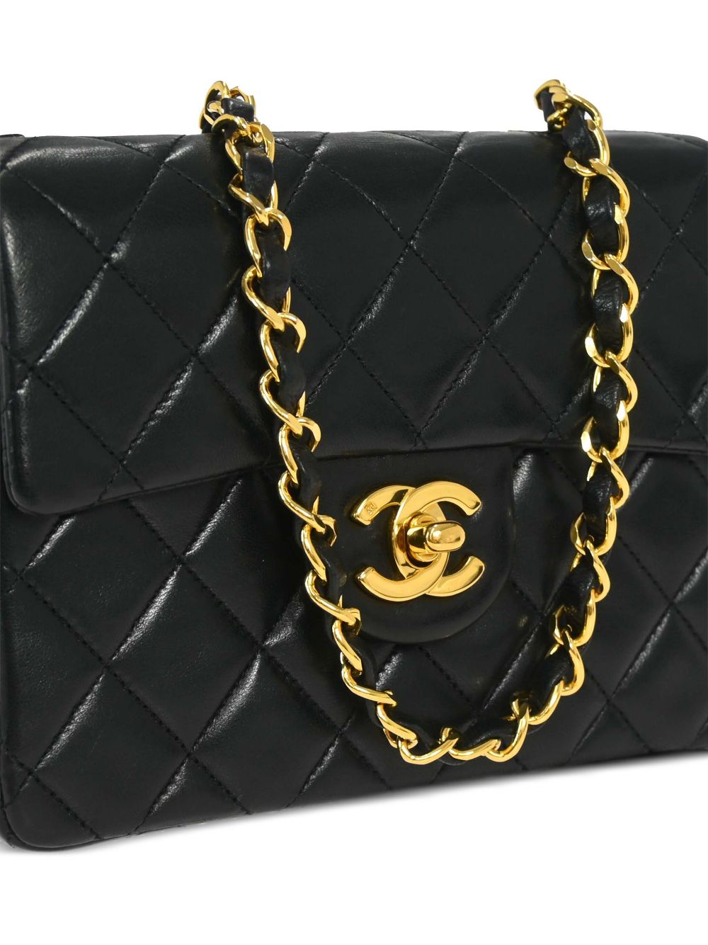 Cheap HOT SALE CHANEL 1990 mini square Classic Flap shoulder bag Women